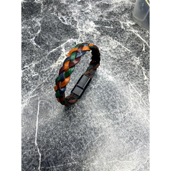 Colourful Deri Bileklik